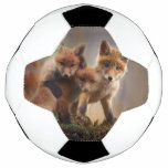 Foxy Triplets  Soccer Ball at Zazzle