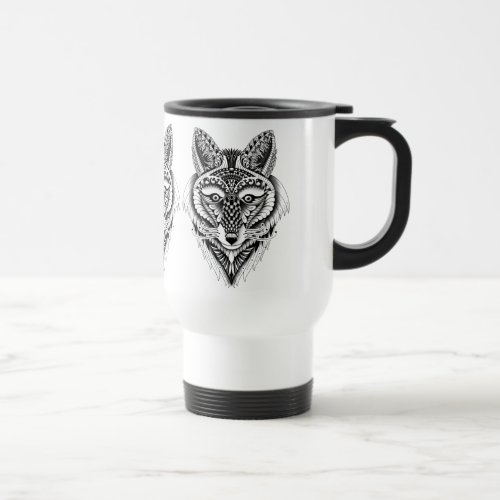 Foxy Wolf Travel Mug