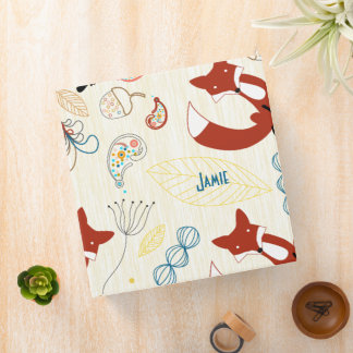 Foxy Woodland Binder