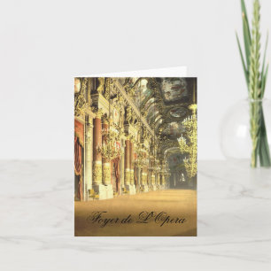 Foyer de L'Opera Blank Note Card