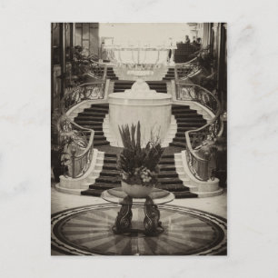 Foyer, Langham Hotel, Melbourne Postcard