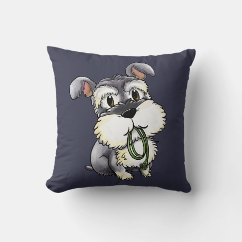 Fozi Schnauzer _ Custom Decorative Pillow