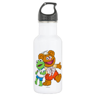 Fozzie and Kermit Stainless Steel Water Bottle