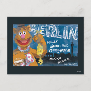 Fozzie Bear - Berlin, Germany Poster Postcard