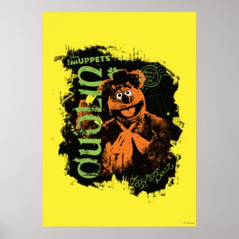 Fozzie Bear - Dublin Poster by muppets at Zazzle