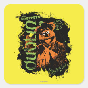 Fozzie Bear - Dublin Square Sticker