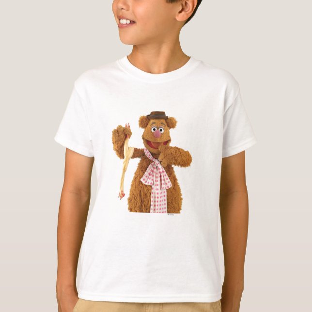 Fozzie Bear holding a rubber chicken T-Shirt (Front)