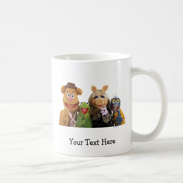 Fozzie, Kermit, Miss Piggy, and Gonzo Coffee Mug (Right)