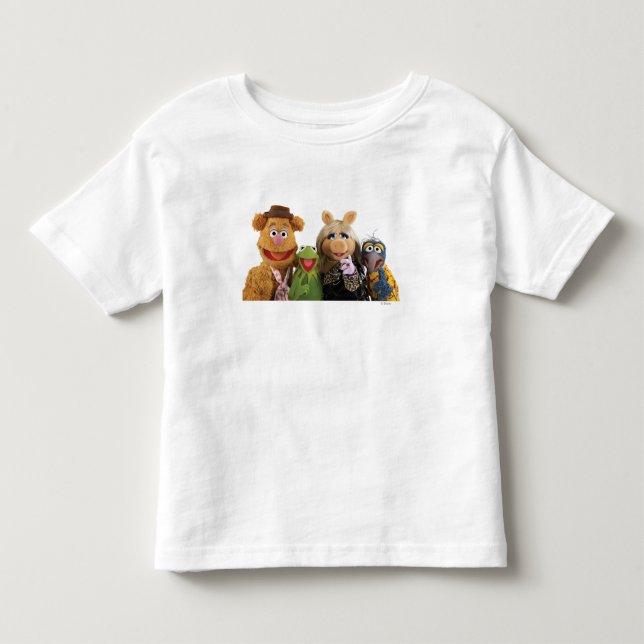 Fozzie, Kermit, Miss Piggy, and Gonzo Toddler T-shirt (Front)