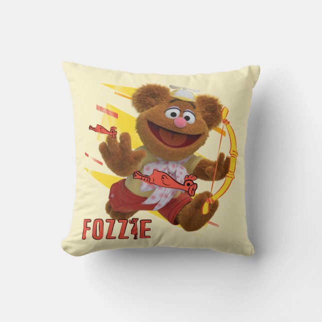 Fozzie the Bear Throw Pillow (Front)