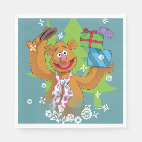 Fozzy the Bear  Happy Holidays Napkins