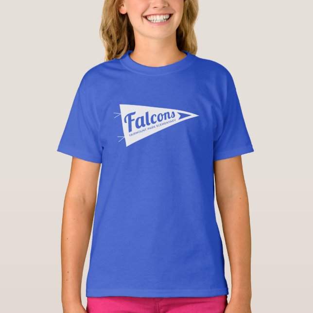 FPE Pennant Kids Girls T-Shirt (Front)