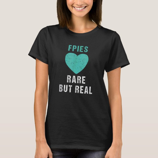FPIES Rare But Real Food Allergies Awareness Shirt (Front)