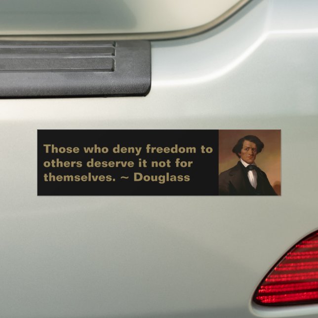 Fr3d3rick Bailey Douglass: Civil Rights Legend   Bumper Sticker (On Car)