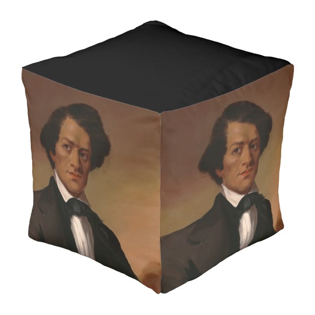 Fr3d3rick Bailey Douglass: Civil Rights Legend   Pouf (Angled Front)