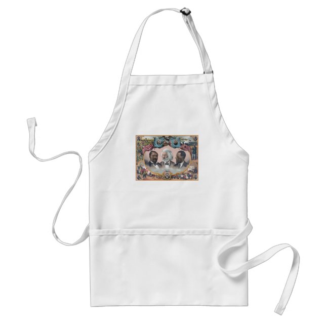 Fr3d3rick Bailey Douglass with Black Abolitionist  Adult Apron (Front)