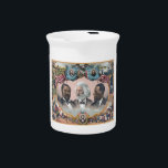 Fr3d3rick Bailey Douglass with Black Abolitionist  Beverage Pitcher<br><div class="desc">Fr3d3rick Bailey Douglass, born into the brutal reality of slavery in Maryland around 1818, defied the chains of oppression to become a beacon of freedom and equality. His exact birthdate remains unknown, a stark reminder of the dehumanizing nature of slavery. - Separated from his mother at a tender age, young...</div>
