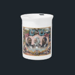 Fr3d3rick Bailey Douglass with Black Abolitionist  Beverage Pitcher<br><div class="desc">Fr3d3rick Bailey Douglass, born into the brutal reality of slavery in Maryland around 1818, defied the chains of oppression to become a beacon of freedom and equality. His exact birthdate remains unknown, a stark reminder of the dehumanizing nature of slavery. - Separated from his mother at a tender age, young...</div>