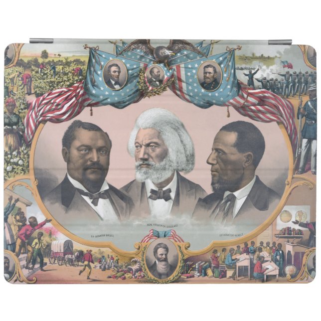 Fr3d3rick Bailey Douglass with Black Abolitionist  iPad Smart Cover (Horizontal)
