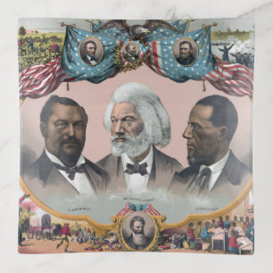 Fr3d3rick Bailey Douglass with Black Abolitionist Trinket Tray