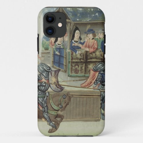 Fr16830 f16v Chronicle of Jacques de Lalain vel iPhone 11 Case