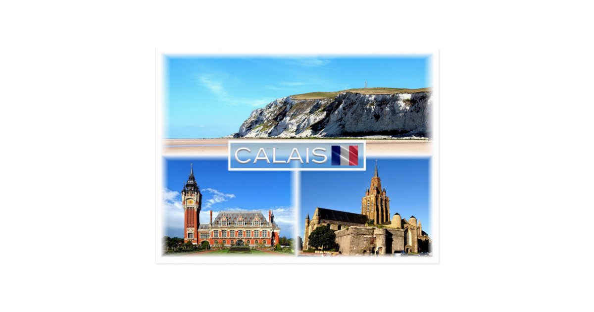 FR Calais - Cap Blanc Nez - Hotel de Ville - Postcard ...