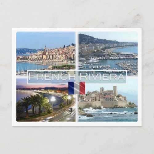 FR France _ French Riviera _ Cte dAzur _ Postcard
