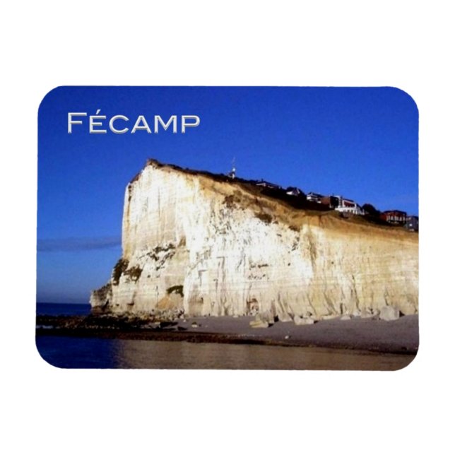 FR France - Normandy -  Fécamp - The Cliffs - Magnet (Horizontal)