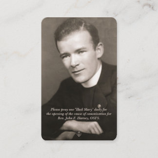 Fr. John Harvey prayer card - 2nd edition