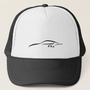 FR-S Black Brustroke Logo Trucker Hat