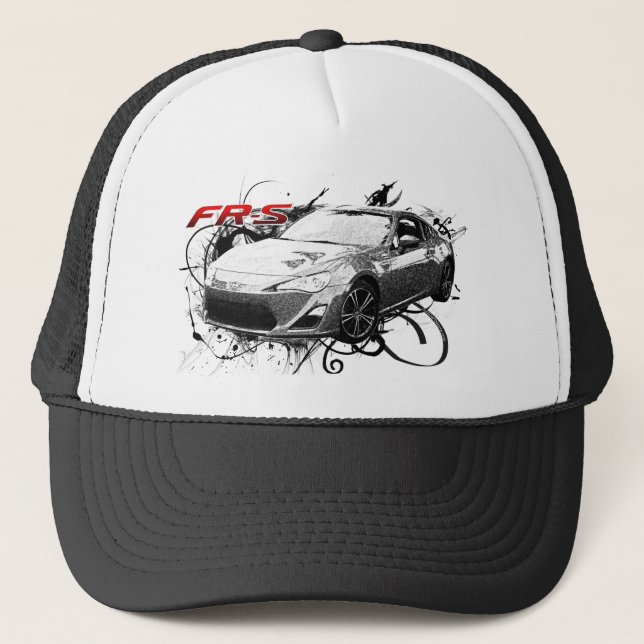 FR-S in swirls Trucker Hat (Front)