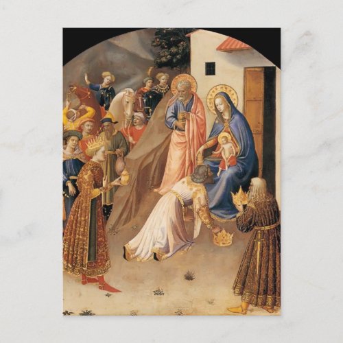 Fra Angelico_ Adoration of the Magi Postcard