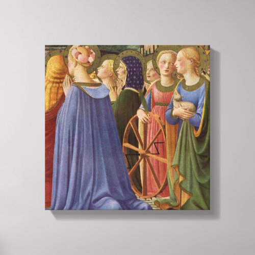 Fra Angelico Art Canvas Print