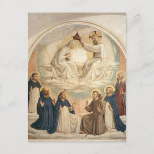 Fra Angelico - Coronation of Mary Postcard