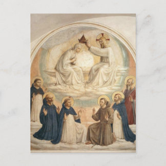 Fra Angelico - Coronation of Mary Postcard