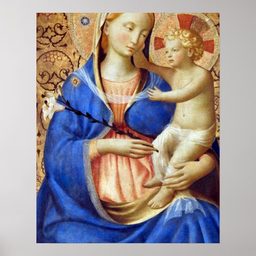 Fra Angelico Guido di Pietro Madonna of Humility Poster