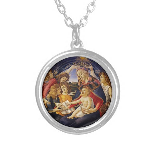 Fra Angelico Nativity Silver Plated Necklace