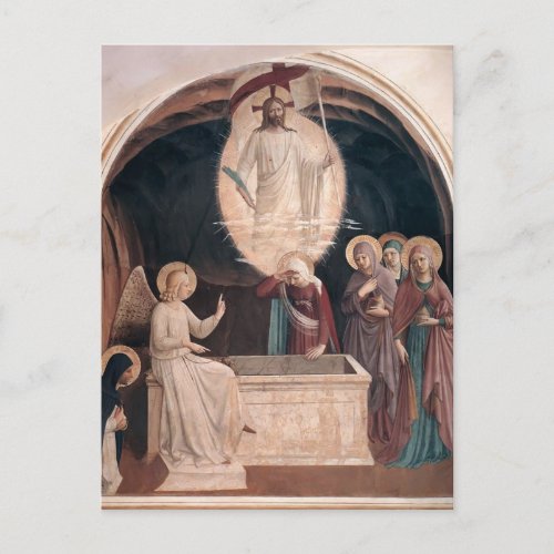 Fra Angelico_Resurrection of ChristWomen at Tomb Postcard