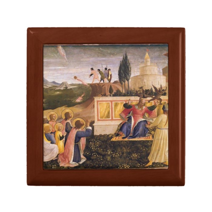 Fra Angelico  Saint Cosmas ,Saint Damian Salvaged Trinket Boxes