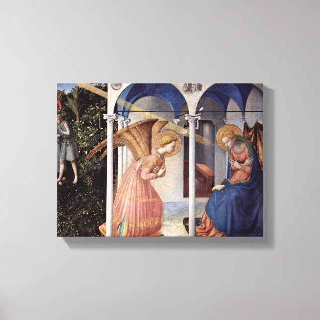Fra Angelico - Scene: Annunciation Canvas Print (Front)
