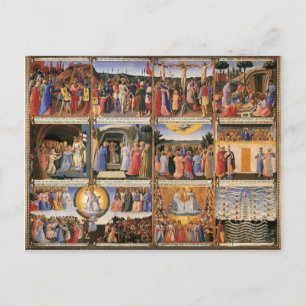 Fra Angelico- Scenes from the Life of Christ Postcard