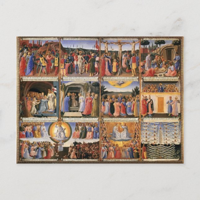 Fra Angelico- Scenes from the Life of Christ Postcard (Front)