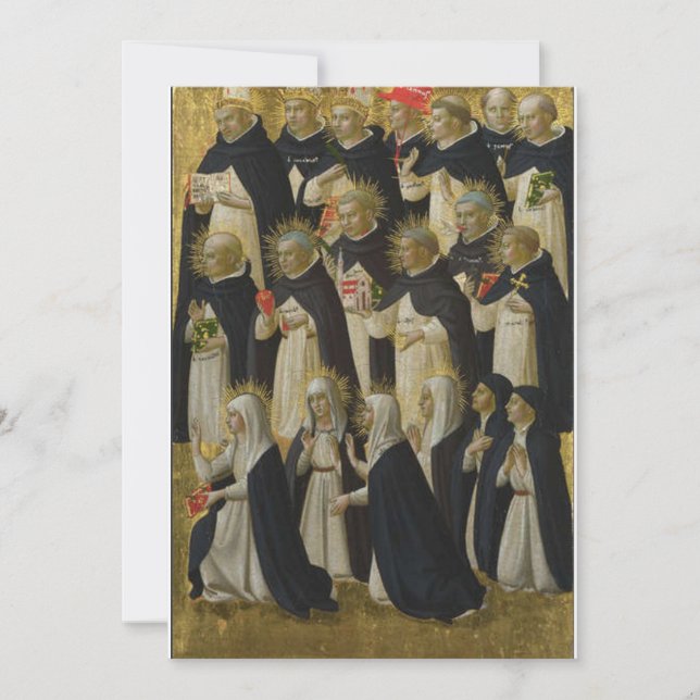 Fra Angelico - The Dominican Blessed Invitation (Front)