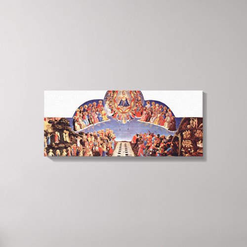 Fra Angelico _ The Last Judgement Canvas Print