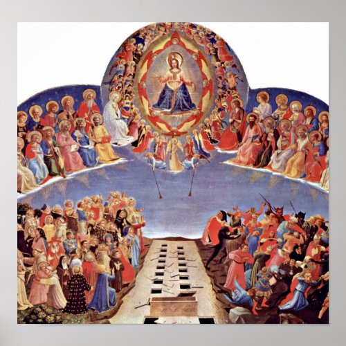 Fra Angelico _ The Last Judgement Poster