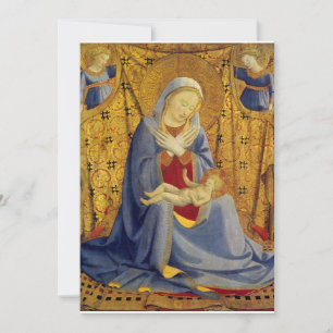 Fra Angelico - The Madonna of Humility Invitation