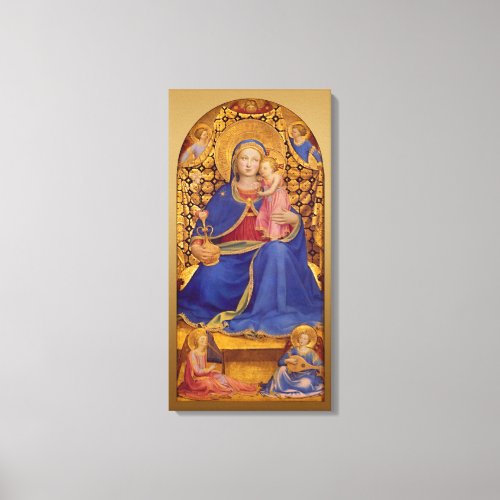 Fra Angelico Virgin of Humility CC0568 Canvas Print