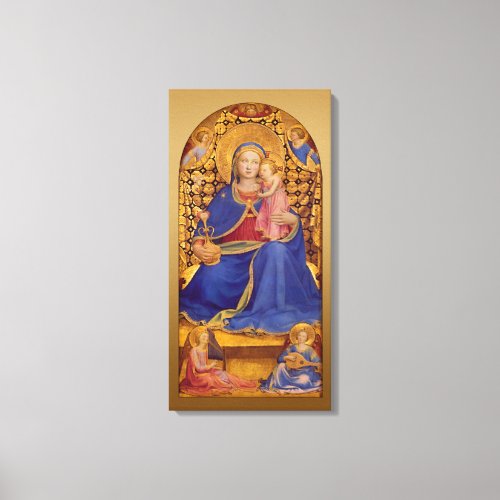 Fra Angelico Virgin of Humility CC0568 Canvas Print