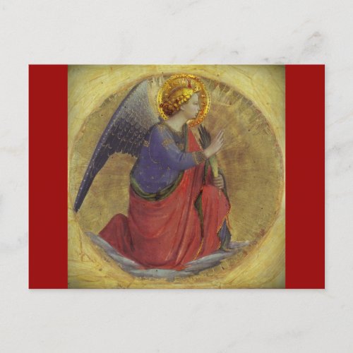 Fra Angelicos Angel of Annunciation Postcard