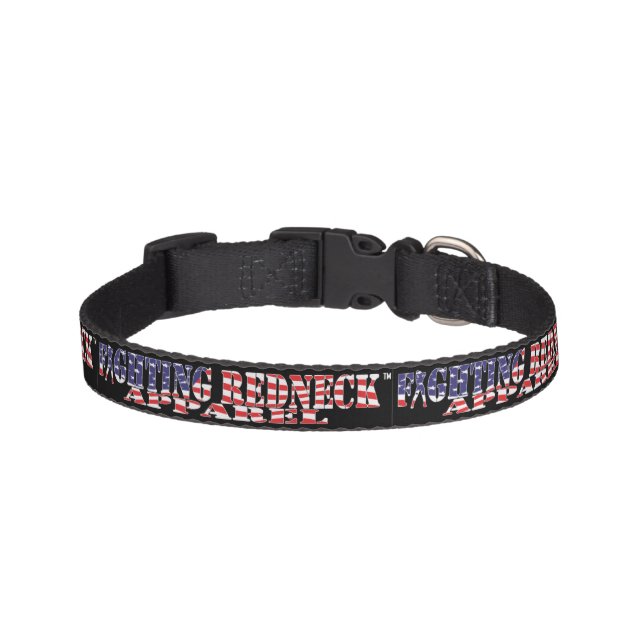 FRA Dog Collar - R/W/B (Front)
